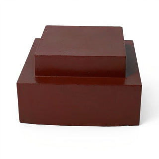 Double Level Stand Pedestal — Rust finish