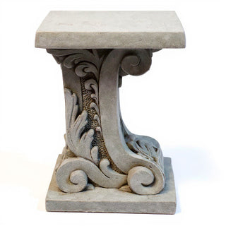 Antica Pedestal - 18-inch — Antique Stone finish
