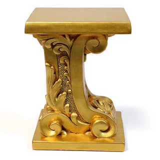 Antica Pedestal - 18-inch — Deep Gold finish