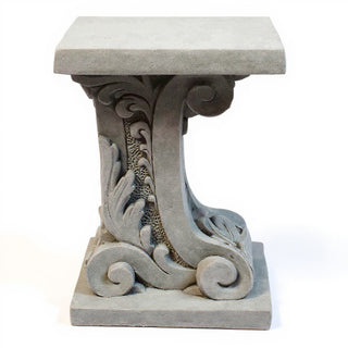 Antica Pedestal - 18-inch — Limestone finish
