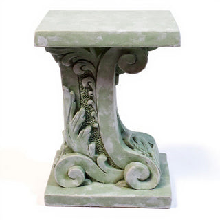 Antica Pedestal - 18-inch — Mossy Green finish