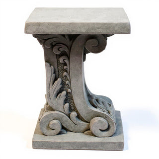 Antica Pedestal - 18-inch — Old Stone finish