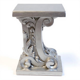 Antica Pedestal - 18-inch — Silver finish