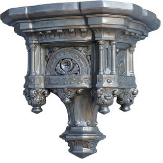 Daprato Bracket — Aged Silver finish
