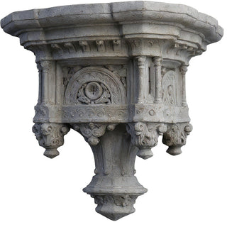Daprato Bracket — Antique Stone finish