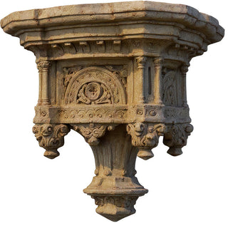 Daprato Bracket — Gothic Stone finish
