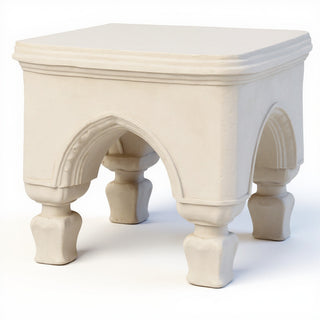 Bedford Stool — Antique White finish