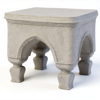 Bedford Stool — Limestone finish