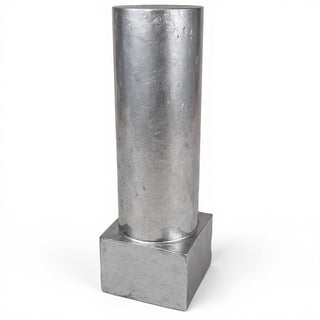 Attery Pedestal - 50-inch — Antique Silver finish