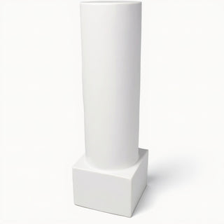 Attery Pedestal - 50-inch — Flat White finish