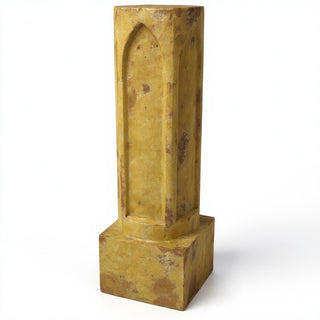 Attery Pedestal - 50-inch — Gothic Stone finish