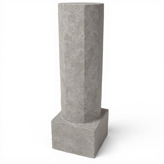 Attery Pedestal - 50-inch — Limestone finish