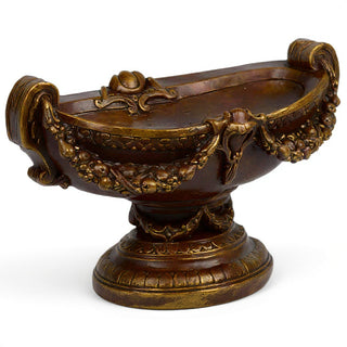 Addie Swag Urn Planter — Bronze finish