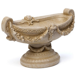 Addie Swag Urn Planter — Museum Terracotta finish