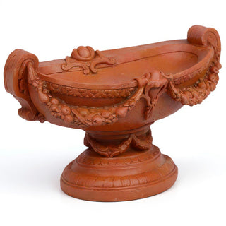 Addie Swag Urn Planter — Metro finish