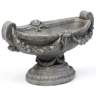 Addie Swag Urn Planter — Old Stone finish