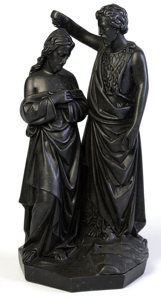 John Baptising Christ Statue - 21-inch
