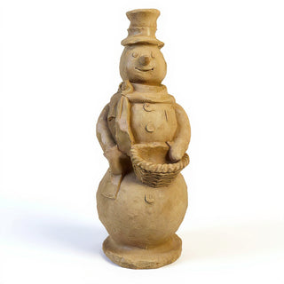 Snowman Statue - 37-inch — Dusted Sand finish