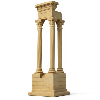 Ruin Corner Architectural Element - 24-inch — Dusted Sand finish