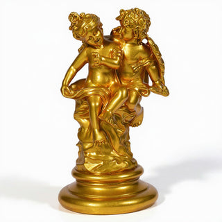 Angel Statue - 16.5-inch — Deep Gold finish