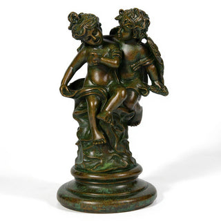 Angel Statue - 16.5-inch — Green Bronze finish