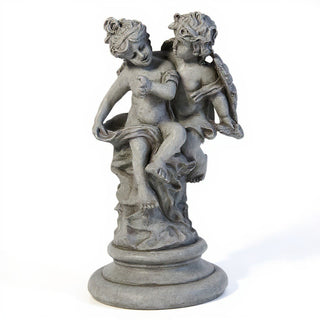 Angel Statue - 16.5-inch — Old Stone finish