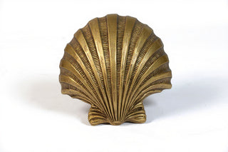 Napoli Shell Sconce - 12-inch — Antique Gold finish