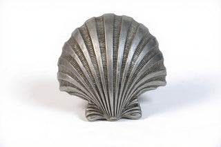 Napoli Shell Sconce - 12-inch — Aged Silver finish