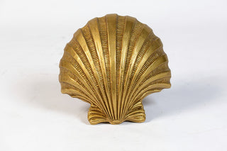 Napoli Shell Sconce - 12-inch — Deep Gold finish