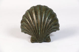 Napoli Shell Sconce - 12-inch — Green Bronze finish