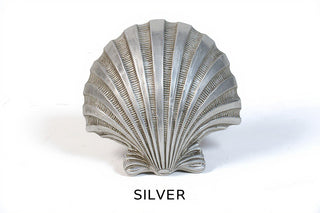 Napoli Shell Sconce - 12-inch — Silver finish