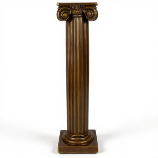 Ionic Column Pedestal - 25-inch — Bronze finish