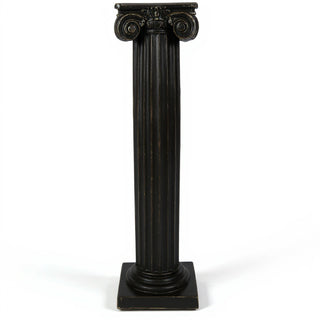 Ionic Column Pedestal - 25-inch — Iron finish