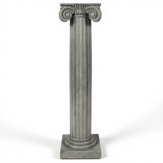 Ionic Column Pedestal - 25-inch — Old Stone finish