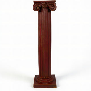 Ionic Column Pedestal - 25-inch — Rust finish