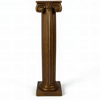 Ionic Column Pedestal - 29-inch — Bronze finish