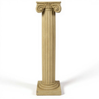 Ionic Column Pedestal - 29-inch — Dusted Sand finish