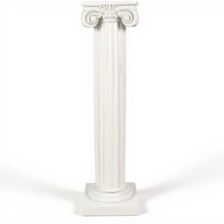 Ionic Column Pedestal - 29-inch — Flat White finish