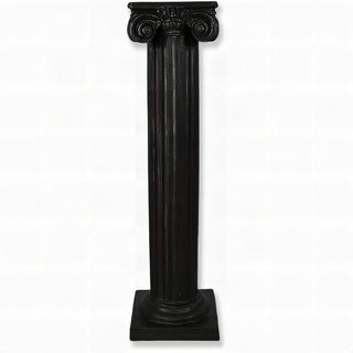 Ionic Column Pedestal - 29-inch — Iron finish