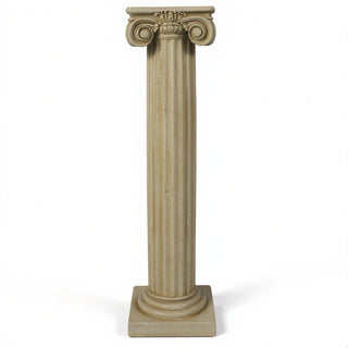Ionic Column Pedestal - 29-inch — Museum Terracotta finish