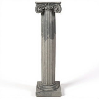 Ionic Column Pedestal - 29-inch — Old Stone finish