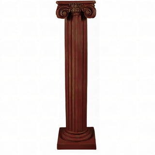 Ionic Column Pedestal - 29-inch — Rust finish