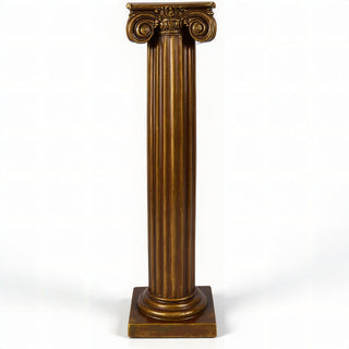 Ionic Column Pedestal - 39-inch — Bronze finish