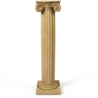 Ionic Column Pedestal - 39-inch — Dusted Sand finish