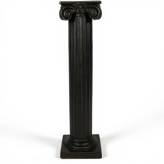 Ionic Column Pedestal - 39-inch — Iron finish
