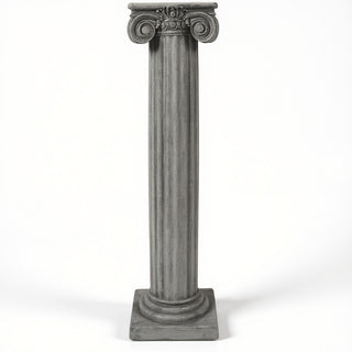 Ionic Column Pedestal - 39-inch — Old Stone finish