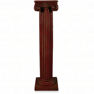 Ionic Column Pedestal - 39-inch — Rust finish