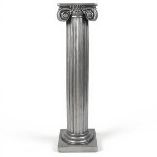 Ionic Column - 72-inch — Antique Silver finish