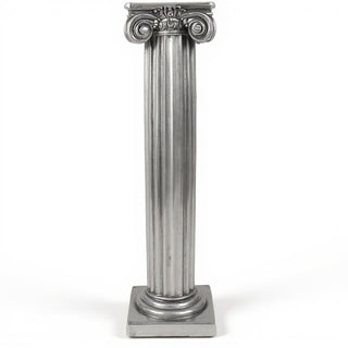 Ionic Column - 84-inch — Antique Silver finish