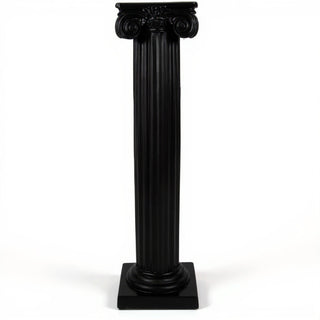 Ionic Column - 84-inch — Flat Black finish